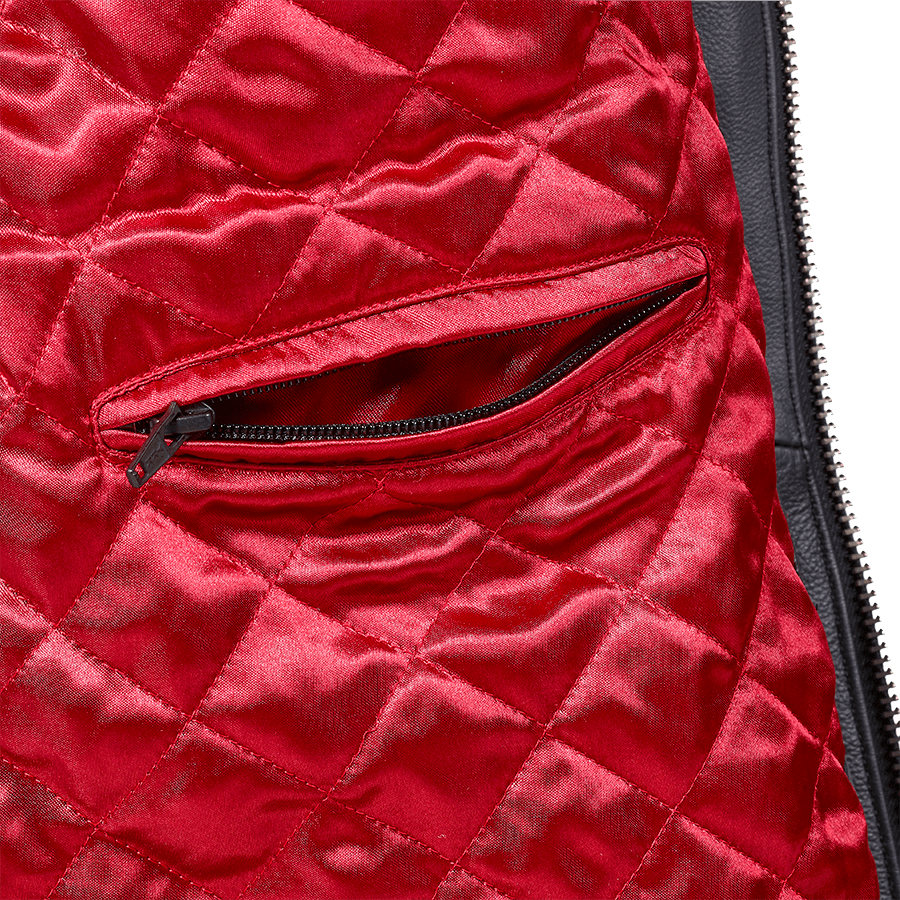 Men's Braddan Asymmetric Leather Jacket | Motorcycle Clothing